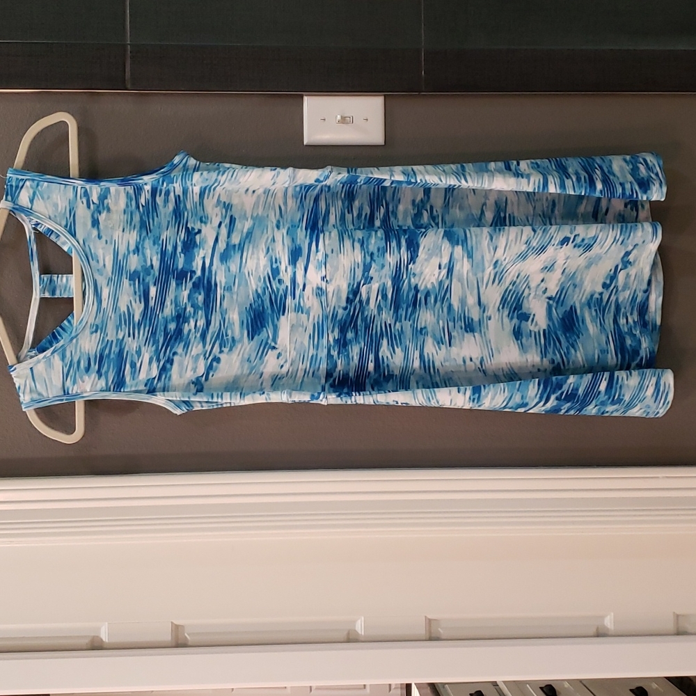 Silver Bait Watercolor Athletic Dress